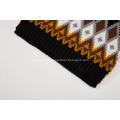 Écharpe d&#39;hiver tricotée en jacquard à losanges pour femmes